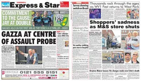 Express and Star Sandwell Edition – August 13, 2018