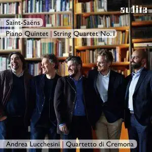 Andrea Lucchesini & Quartetto di Cremona - Saint-Saëns: Piano Quintet & String Quartet No. 1 (2016)