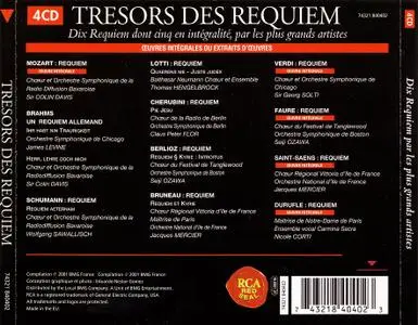 Tresors des Requiem: Mozart; Brahms; Schumann; Lotti; Cherubini; Berlioz; Bruneau; Verdi; Faure; Saint-Saens; Durufle (2001)