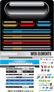 Stock Vectors - Web elements
