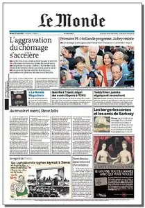 Le Monde et Supp Magazine du Samedi 27 Aout 2011