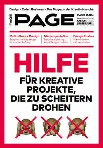 Page Das Magazin der Kreativbranche Mai No 05 2016