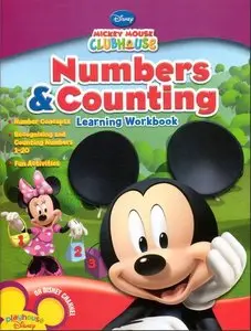 "Mickey Mouse Clubhouse Numbers and Counting Learning Workbook" (Repost)