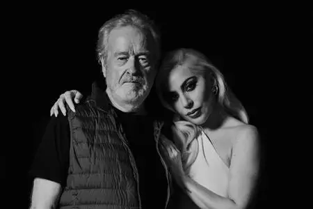 Lady Gaga and Ridley Scott by Ryan Pfluger