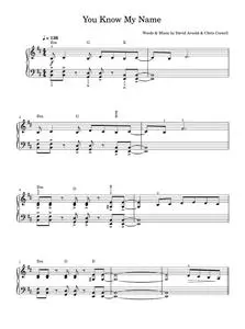 You Know My Name (theme from James Bond: Casino Royale) - Chris Cornell (Easy Piano)