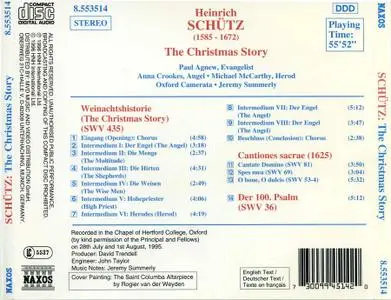 Jeremy Summerly, Oxford Camerata - Heinrich Schütz: The Christmas Story (1996)