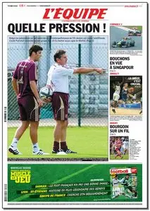 L'Equipe - Vendredi 24 Septembre 2010