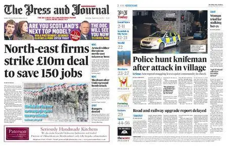 The Press and Journal Aberdeenshire – September 16, 2017