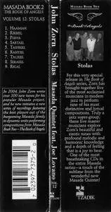 John Zorn & Masada Quintet ft. Joe Lovano - Stolas: Book of Angels, Vol 12 (2009) {Tzadik TZ 7375}