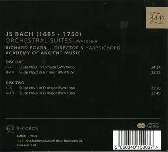 Academy of Ancient Music, Richard Egarr - J.S. Bach: Orchestral Suites (2014) [Official Digital Download 24/96]