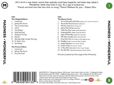 Madness - Wonderful (1999) [2CD] {2010 Deluxe Edition} [re-up]