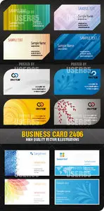 Stock Vector - Business Card 2406