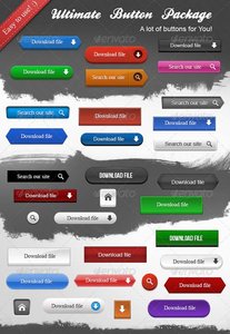 GraphicRiver Ultimate Button Package