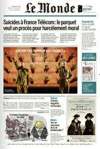 Le Monde et Suppléments du Vendredi 8 Juillet 2016