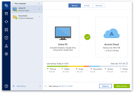 Acronis True Image 2018 Build 9207 Multilingual FiXED