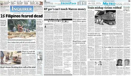 Philippine Daily Inquirer – December 30, 2004