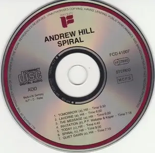 Andrew Hill - Spiral (1975) {Black Lion}