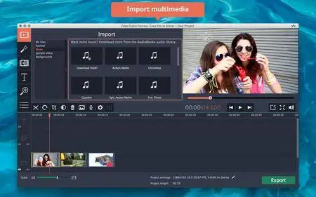 Movavi Video Editor 4.5.1 Multilingual Mac OS X