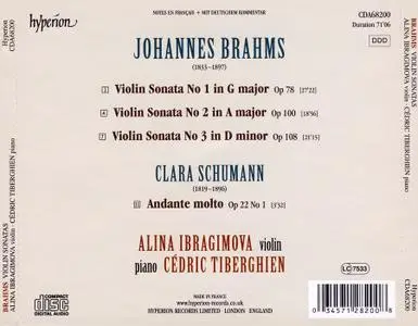 Alina Ibragimova, Cédric Tiberghien - Brahms: Violin Sonatas (2019)