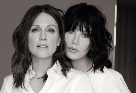 Julianne Moore and Isabelle Adjani by Greg William for Madame Figaro August 2018