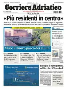 Corriere Adriatico Macerata - 10 Settembre 2023