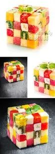 Stock Photo - Fruit Cube
