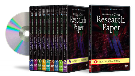 Writing A Great Research Paper Complete Set DVD