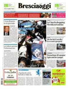 Brescia Oggi - 24 Febbraio 2018