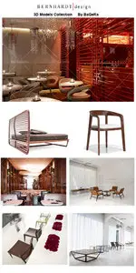 Bernhardt design 3D Models collection