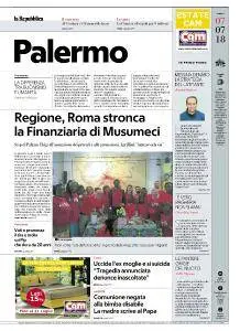 la Repubblica Palermo - 7 Luglio 2018