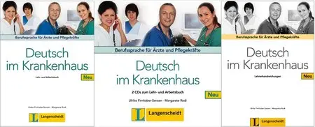 Deutsch im Krankenhaus neu (Lehr- und Arbeitsbuch, Lehrerhandreichungen und 2 Audio-CDs)