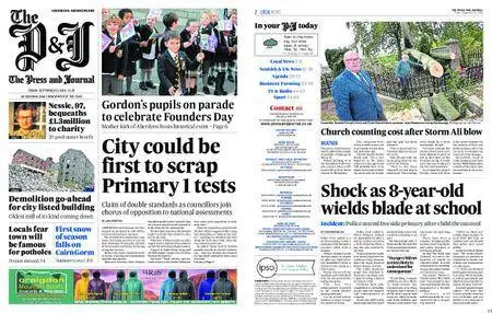 The Press and Journal Aberdeenshire – September 21, 2018