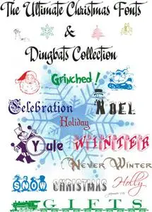 The Ultimate Christmas Fonts and Dingbats Collection 