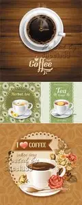 Coffee & Tea Cups Vector