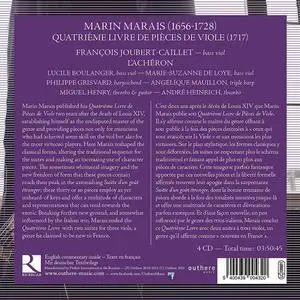 François Joubert-Caillet, L'Achéron - Marin Marais: Quatrième Livre de Pièces de Viole [4CDs] (2021)