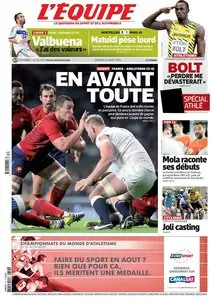 L'Equipe du Samedi 22 Août 2015