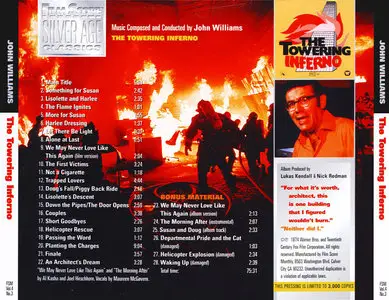 John Williams - The Towering Inferno: Original Motion Picture Soundtrack (1974) Expanded Limited Edition 2001 [Silver Age]