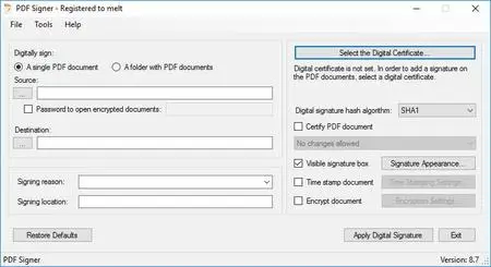 PDF Signer 10.0