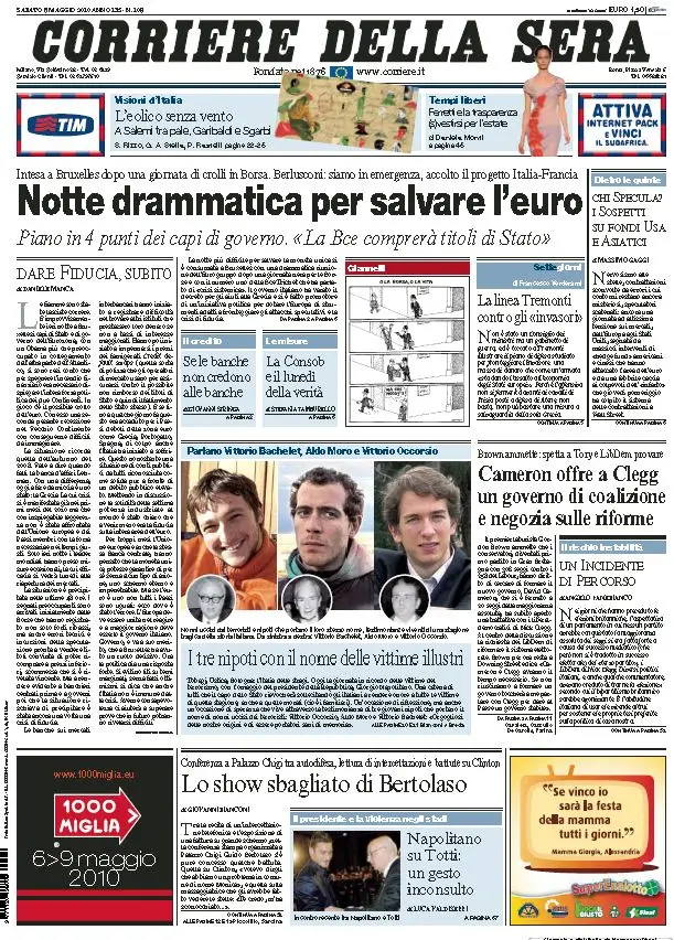 Il Corriere della Sera (08-05-10)