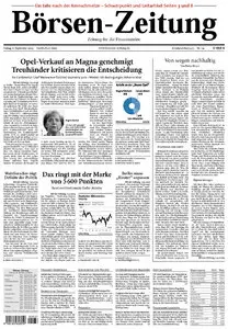 Boersenzeitung vom 11. September 2009