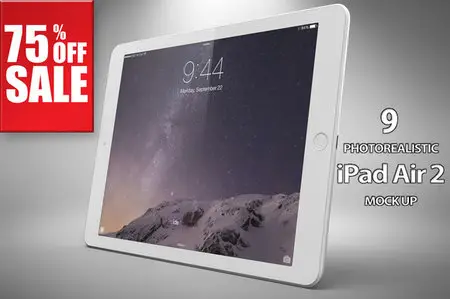 CreativeMarket - Bundle Apple iPad Air 2 Mock Up Vol2