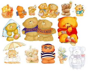 Little Bears - Clipart for Photoshop