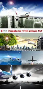 PSD - Templates with planes Set