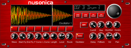 Nusonica NuDrum Synthesizer v1.1 VSTi (PC)