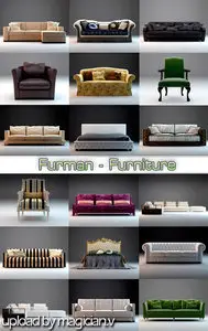 3D models of Furniture Furman