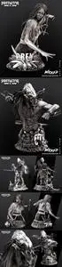 Wicked - Predator and Naru - Statue and Bust