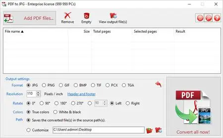 TriSun PDF to JPG 14.1 Build 058