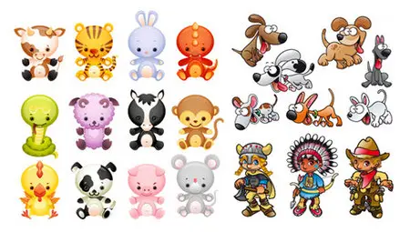 Cute cartoon series