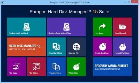 Paragon Hard Disk Manager 15 Suite 10.1.25.294 Recovery CD