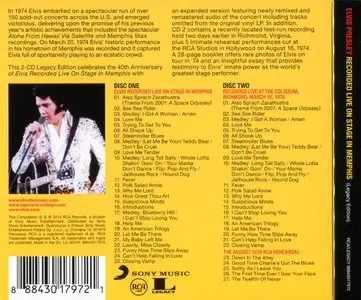 Elvis Presley - Recorded Live On Stage In Memphis (1974) {2014 2CD Set, 40th Anniversary Legacy Edition}